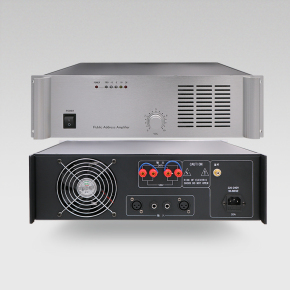 3U机型大功率纯后级定压功放银色 型号CXC-2000