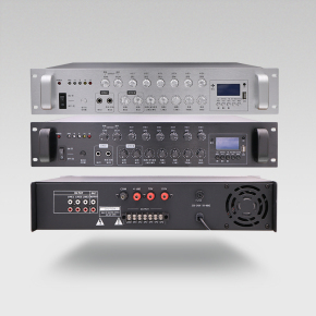 2U标准机型定压功放六分区液晶独控